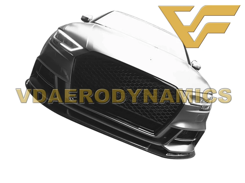 Suitable For 17-20 Audi S3 Sedan 4Dr VAD-S Carbon Fiber Front Lip Bumper Body Kit- 2 styles to PICK