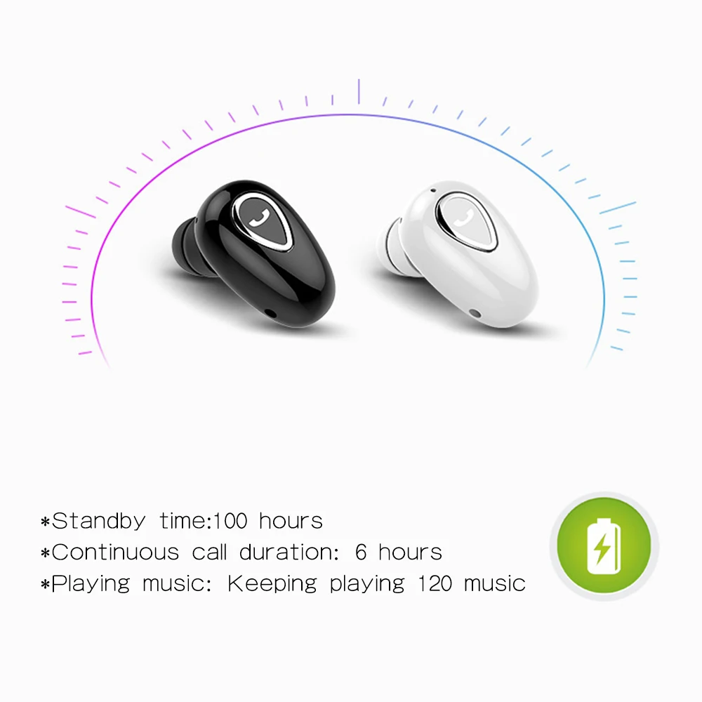 Беспроводные мини-наушники Bluetooth, наушники-вкладыши, наушники для телефона, микрофон, Спортивная гарнитура для бега