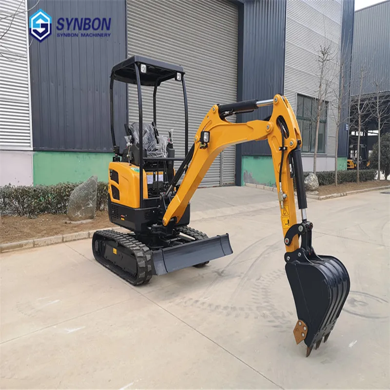 Новинка 2 тонный мини экскаватор SYNBON с двигателем Kubota маленький SY602 Диггер