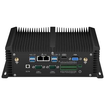 Kaufen Intel Core I5 Windows 10 Mini PC 2 * RS232/422/485 2 * LAN 8 * USB HDMI VGA WiFi 4G LTE SIM DDR4 Embedded Industrielle PC