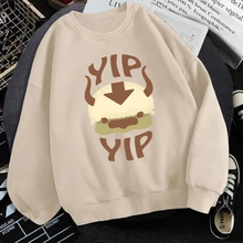 

Winter Fashion Mens Avatar the last airbender Crewneck Sweatshirts Harajuku Casual Loose Streetwear Top Spring male Pullovers