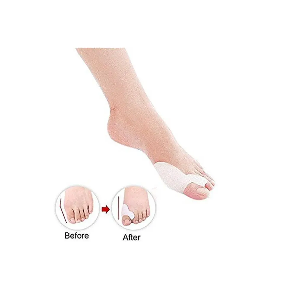 Hallux ноги сепаратор гель корректор бурсита большого пальца стопы щит ортопедические подтяжки корректная Ортопедическая подушка большого пальца ноги