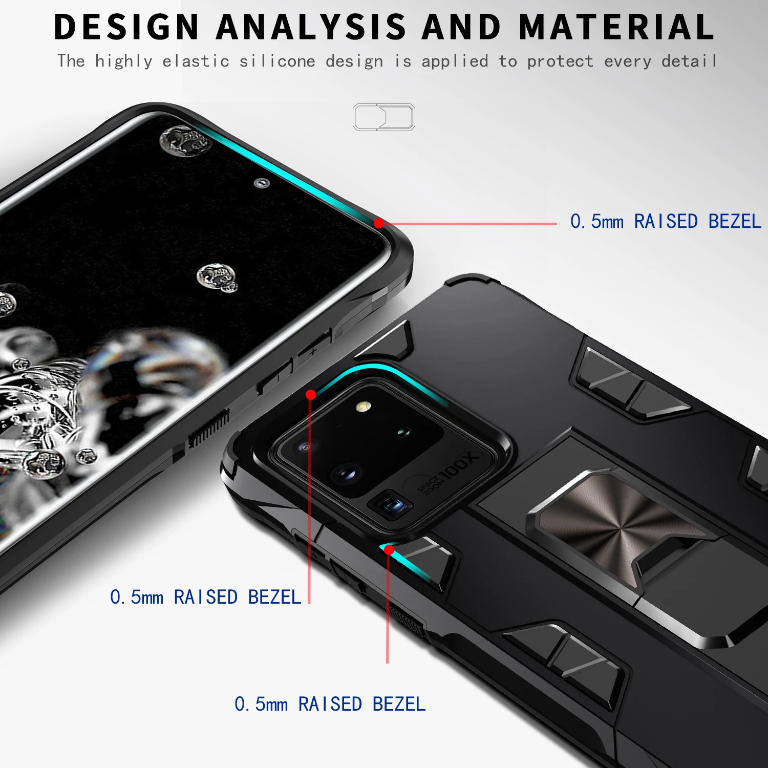 Противоударный защитный чехол для телефона Samsung Galaxy S20 Ultra S10 S9 S8 Note 10 Plus Lite A51 A71 A81 A91