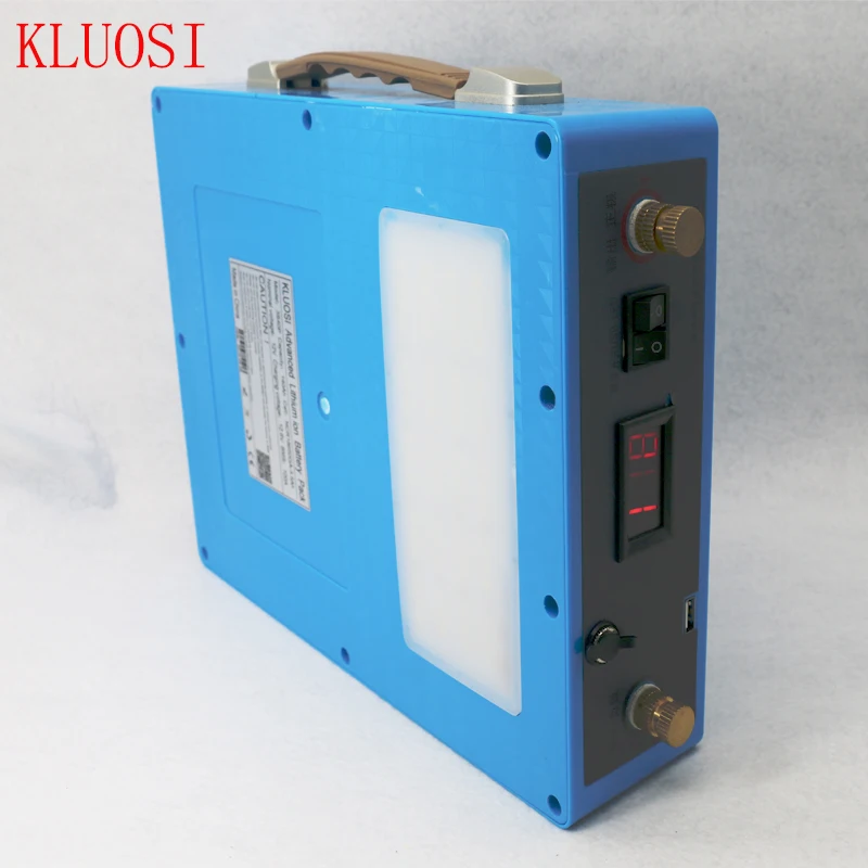 KLUOSI 12V140Ah 3S40P для NCR18650GA 12,6 V высокой мощности литиевая батарея для инвертора блок питания для работы вне помещений Тур автомобиль