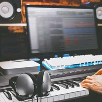 New Wired Neckband Headphones 3.5mm / 6.35mm Plug Piano Sound Black Headset Earphones For TV Phones PC Electronic Piano Headsets - Image 3