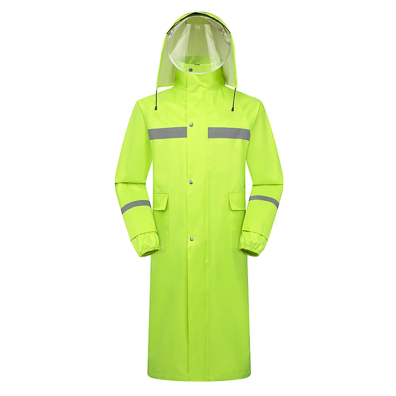 long waterproof coat with hood