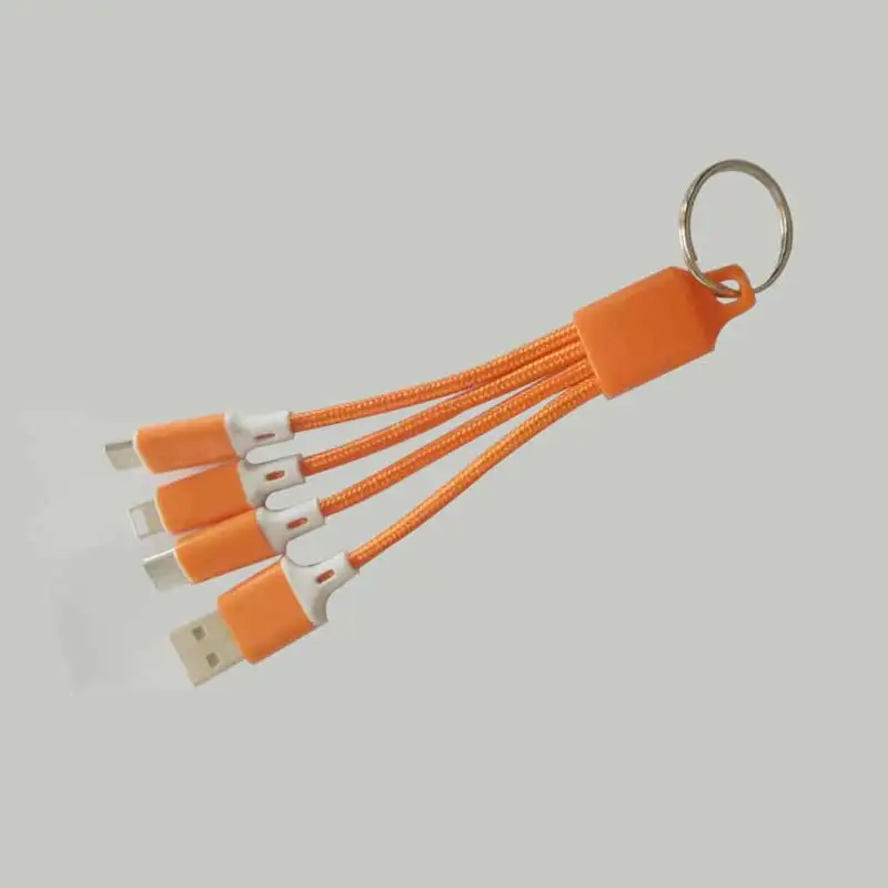 Yellow Короткий usb кабель для зарядного устройства для samsung s10 брелок быстрый зарядный кабель для передачи данных для huawei mate20 p20 p30 micro usb-кабель с портом типа c для xiaomi - Цвет: Yellow