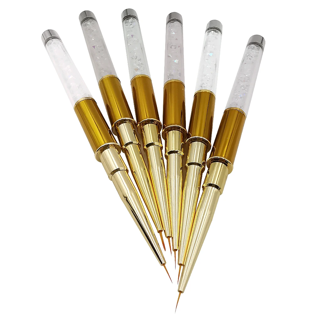 

1pcs Nail Pen Rhinestone Diamond Metal Drawing Pen Suitable for Professional Salon or Home Use Art Nail Pen Manicure Tools