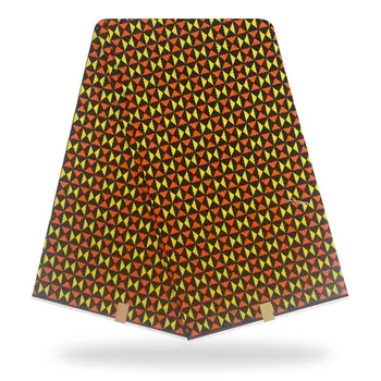 

New Style Ankara African wax Fabrics 6yard Nigerian Wax Print Fabric High Quality African Ghana wax Fabrics For Patchwork