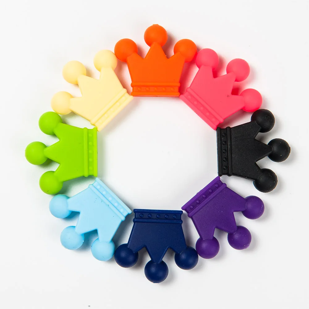 Милая идея 10 шт. зубные грызунки в форме короны для малышей пищевой грызунок