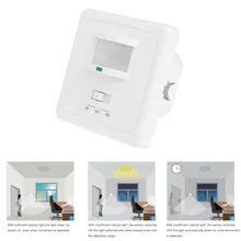 Креативный Интеллектуальный бытовой сменный настенный переключатель, светильник движения, Pir датчик тела, переключатель, датчик движения, светильник, переключатели