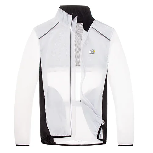 K-0010-white KINGBIKE горячие для мужчин женщин быстросохнущая велоспорт пеший Туризм Куртка Защита от солнца и УФ защиты пальто для будущих мам - Цвет: K-0010-white
