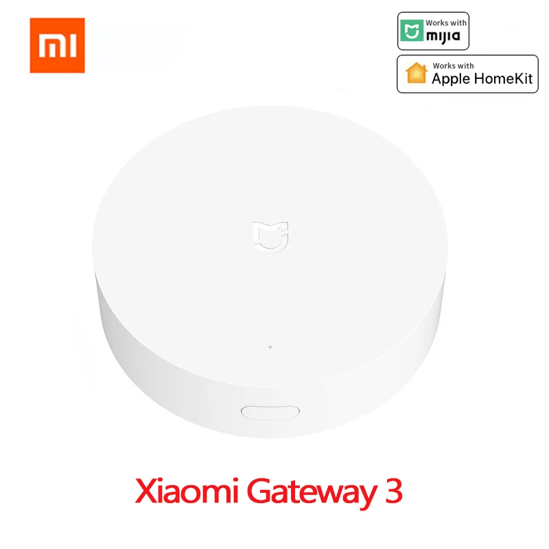 Умный шлюз Xiaomi 3 ZigBee многорежимный сетевой хаб с Wi Fi Bluetooth работает Mijia Apple Homekit