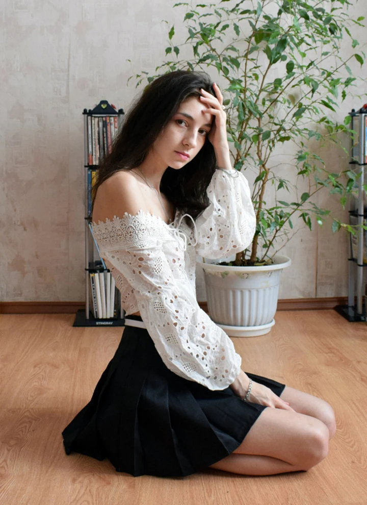 Женская юбка с высокой талией для косплея kawaii, женские Мини-короткие юбки