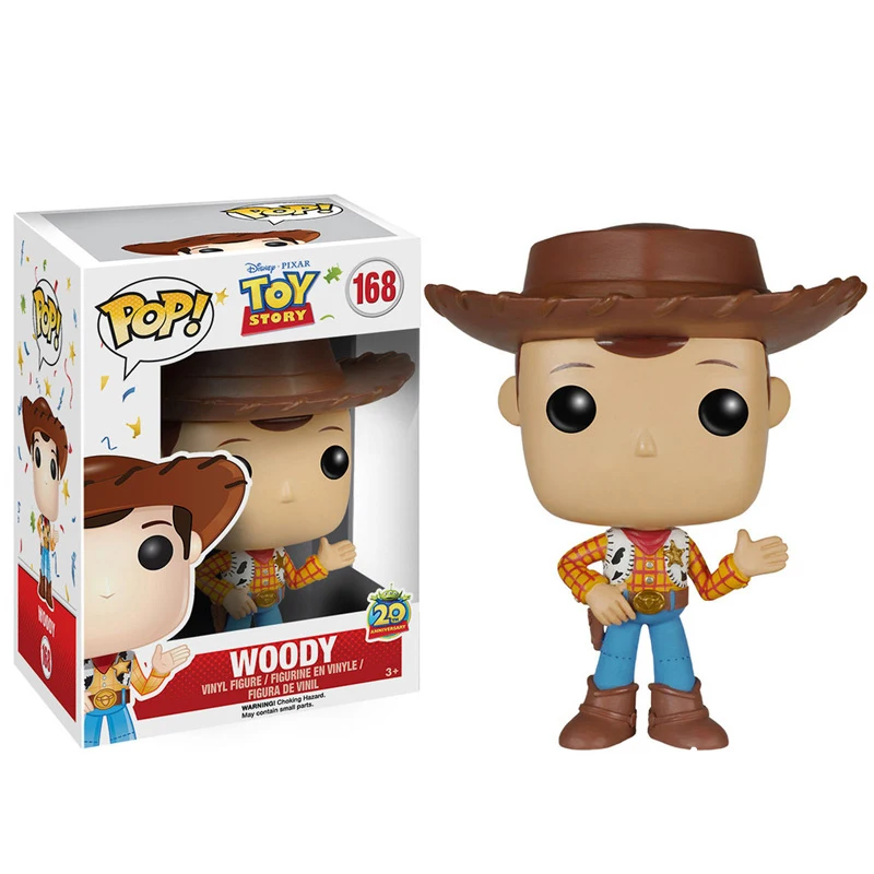 FUNKO POP Toy Story 4 Forky Rex Ducky Woody Brinquedos виниловые фигурки коллекция мультфильмов модель аниме игрушки подарки 2F09 - Цвет: Woody B with box