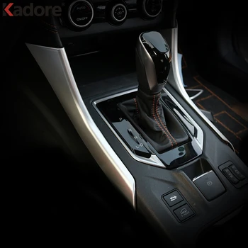

Car Interior Gear Shift Panel Cover Trim For Subaru Crosstrek XV Hybrid 2018 2019 2020 Carbon Fiber Molding Strip Accessories