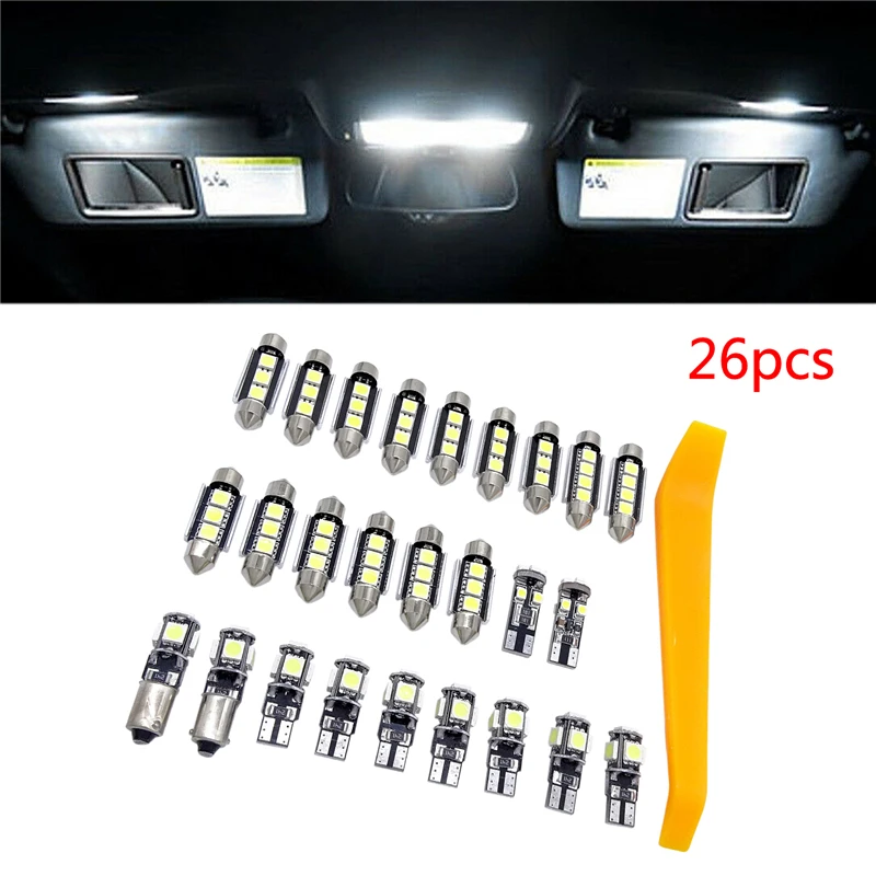 

26 Piece White Car Interior Lighting LED Interior Lemp Is Suitable Fit for Mercedes Benz W211 E-class 03-09 2003-2009