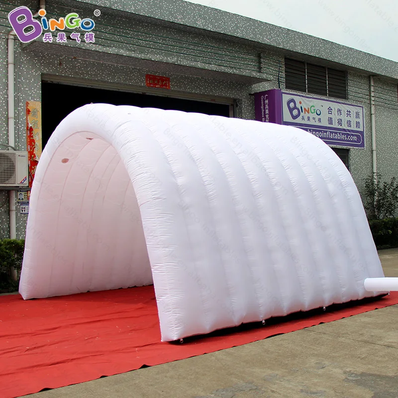 

ORIGINAL NEW 3x4x3mh inflatable lighting LED white tunnel pump up personalized path tent