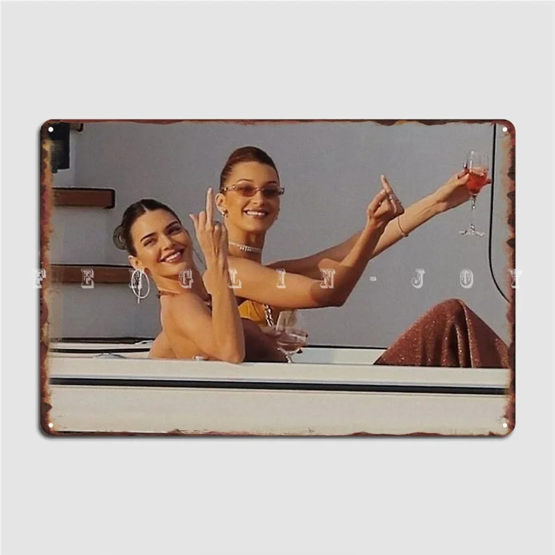 

B + K Mood Metal Sign Plates Wall Pub Club Bar Design Tin Sign Poster