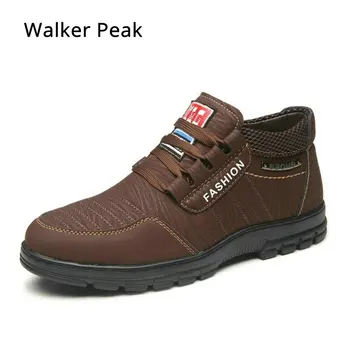 

Men Boots With Plush Warm Snow Boots Men Winter Work Shoes Footwear Fashion Male Rubber Ankle Boots Mens Casual shoes Walkerpeak