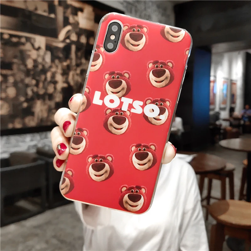 Мультфильм Фиолетовый История игрушек чехол для телефона для iPhone 11 X XR XS Max милый IMD Drop чехол для телефона для iPhone 7 8 6 6s Plus - Цвет: K