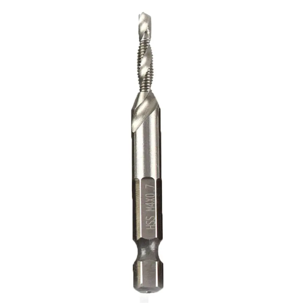 

6PCS Titanium Coated HSS Drill Bit Set for Metal Power Tools Twist Drill Accessories Hex Shank Woodworking Tool Optional Size