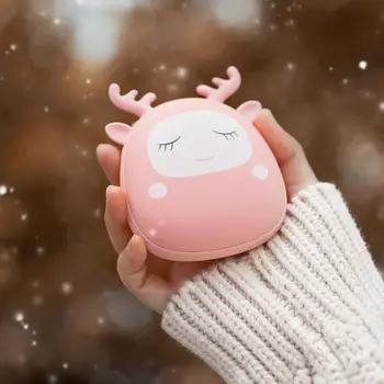 

4000mAh 5V Handy Warmer Heater Rabbit Elk ABS Pocket USB Rechargeable Portable Travel Charger Household Warming Supplies