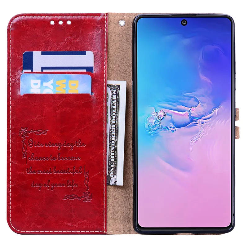 best case for samsung For SamsungCase Samsung Galaxy S10 Plus Case Leather Luxury Flip Case For Samsung Galaxy S10e S 10 S10 Lite SM-G770F Wallet Case samsung silicone cover