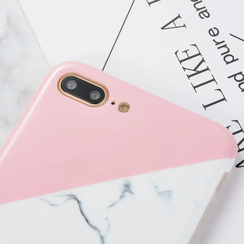 L FADNUT уникальный мраморный комбинированный чехол для iPhone X Xr Xs Max красивый тонкий