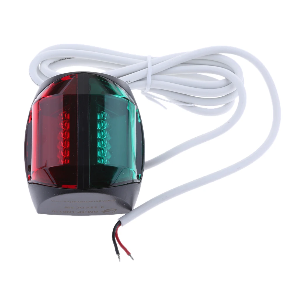 12V 24V светодиодный навигация красный зеленый парусных световой сигнал светильник для Морская Лодка Яхта
