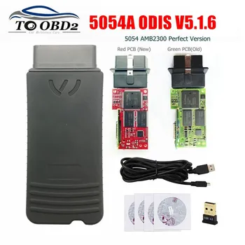 

Newest 5054A ODIS V5.1.6 With free Keygen OKI Full Chip 5054 A Original AMB2300 BT 5054 With Buzzer For VAG Series