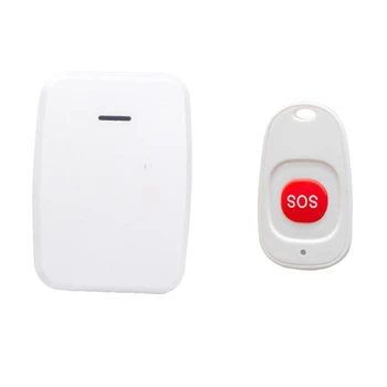 

Wireless Waterproof Alarm Pager-SOS Call Button for Teacher Classroom Management and Caregiver, Elderly Care US Plug