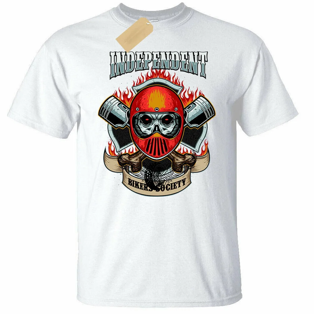 Independent Motero Sociedad Camiseta Hombre cu��drule Moto Carreras Regalo En футболка из хлопка по