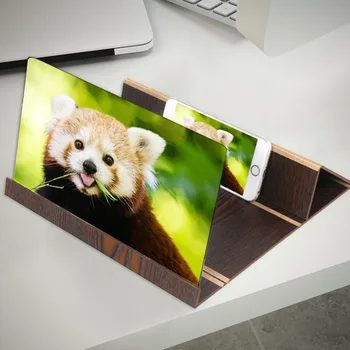 

12 inches Enlarged Mobile Phone 3D Screen Video Magnifier Smartphone Movie Amplifying Projector Stand Bracket Holder Support