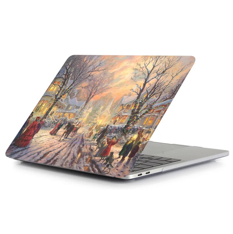 MTT чехол для ноутбука Macbook Air Pro retina 11 12 13 15 с сенсорной панелью, масляной краской, чехол для mac book Pro 13,3, 15,4 дюймов, чехол