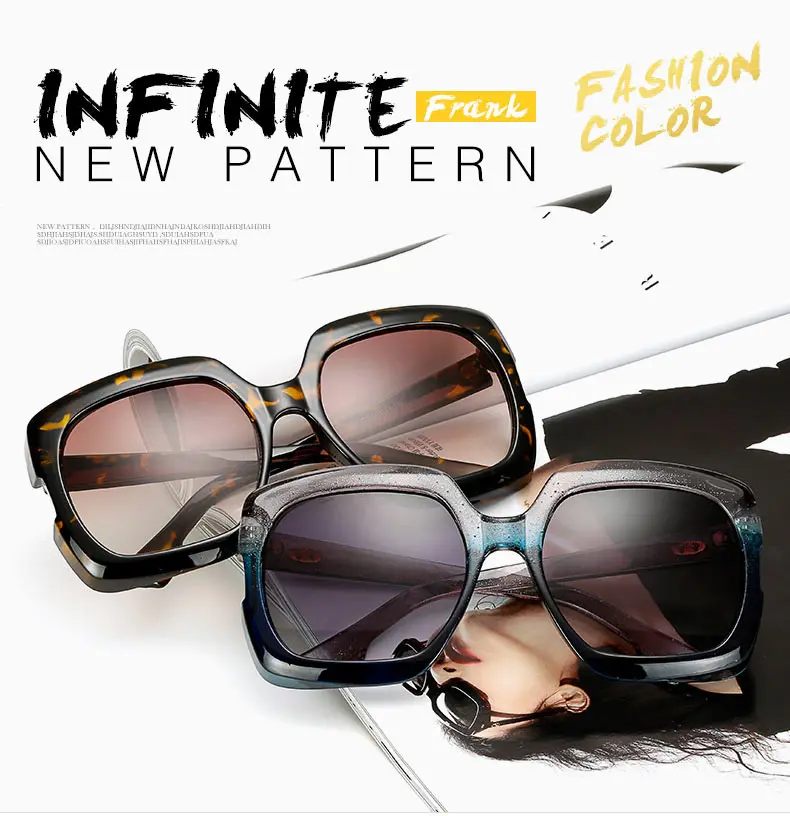 

2020 New Irregular Sunglasses Ladies Fashion Shade Color Personality Glasses Women's Brand Designer Metal Sunglasses UV400