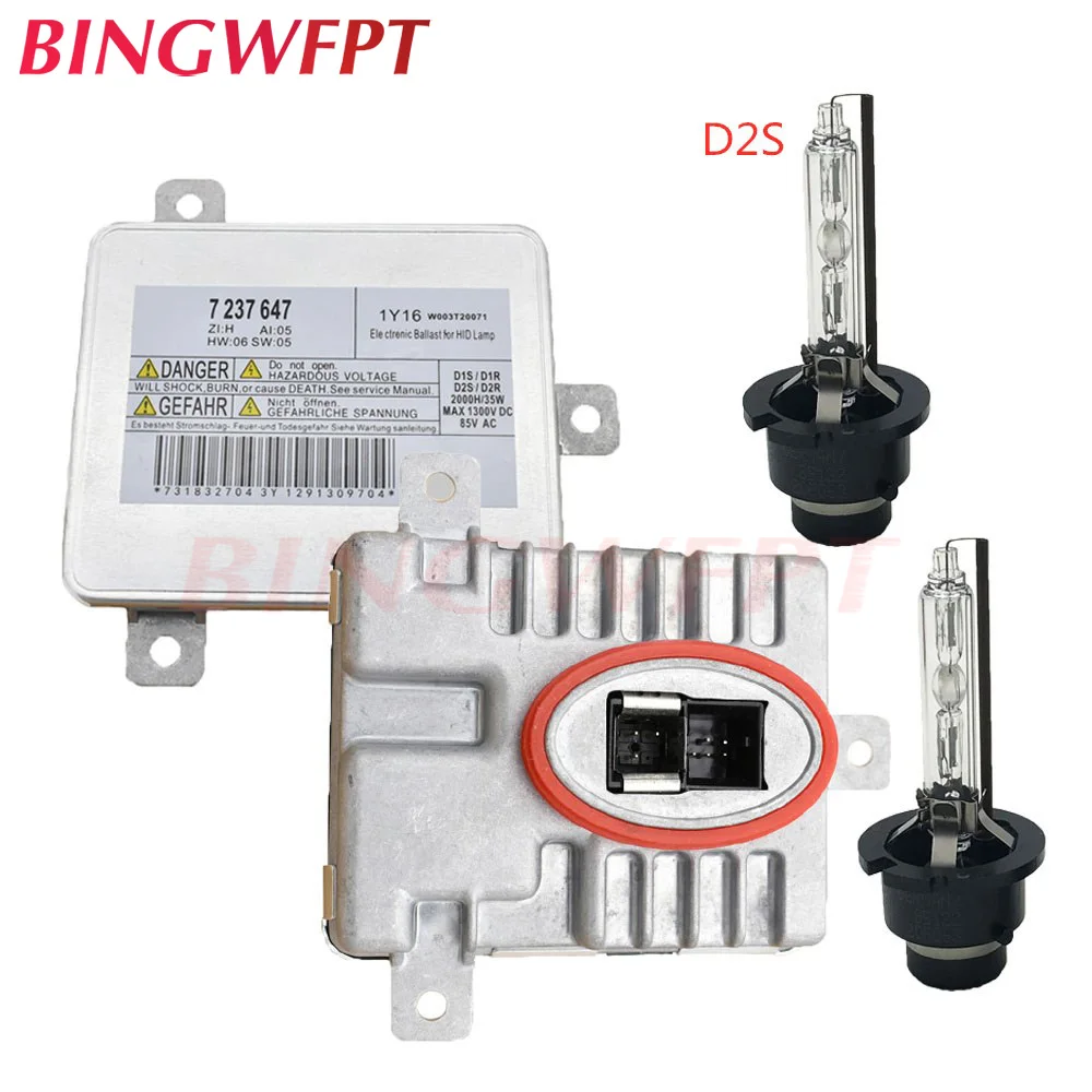 2 шт. OEM 7237647 ксенон HID балласт модуль управления с HID реветь отлично W003T20071 63127172536 63127250624