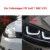 Высокое Качество Фары Брови Веки ABS Хромированная Накладка Наклейка для Volkswagen VW Golf 7 MK7 GTI