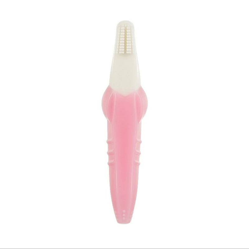 Silicone ToothbrushP Прорезыватель для зубов, прорезыватель для зубов, Силиконовая зубная щетка, высокое качество и экологически безопасная зубная щетка для детей - Цвет: Silicone ToothbrushP