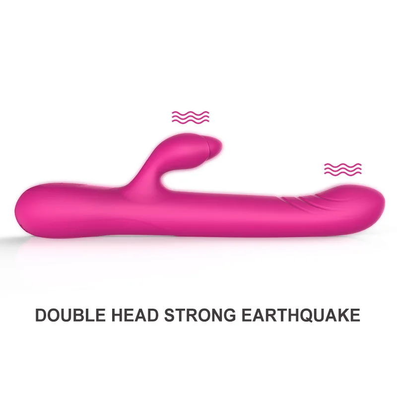 female warming magnetic shock telescopic vibrating sex toys thrusting dildo with phone control (3)