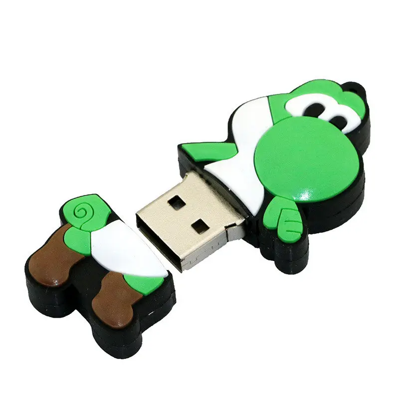 Cle Usb флеш-накопитель 32 ГБ с рисунком «Супер Марио yoshi дракон Usb флэш-накопитель красный гриб флэш-накопитель 64G 16 Гб карта памяти 128GB 4GB U диск