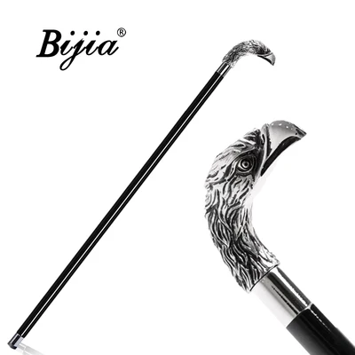 Silver eagle BIJIA джентльмен трость domineering ручка в виде животного скипетр креативный подарок civilized трость - Цвет: Silver eagle