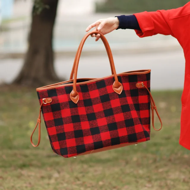 Buy Kate Spade Red Plaid Shoulder Bag, Vintage Red Black Plaid Large Bow  Front Winter Season Hand Purse, Wool Patent Leather Christmas Purse Online  in India - Etsy