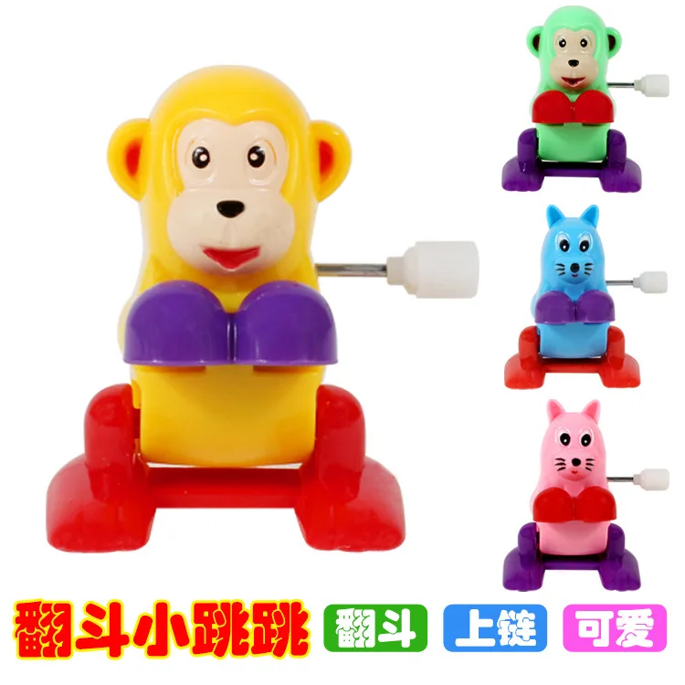 Необычная новая маленькая игрушка на рукавах прыгающая Весенняя мультяшная игрушка с животным храмом