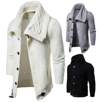 

Men Casual Slim Solid Color Letter Printing Sweater For Keeping Warm J949