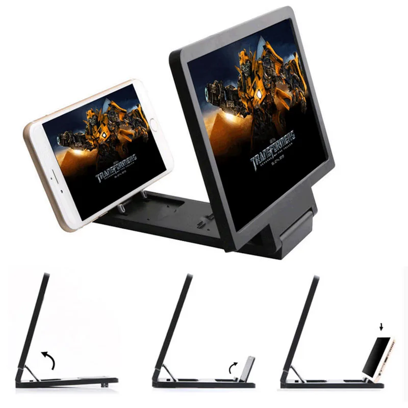 Universal Phone Holder 3D Movie Screen Amplifier HD Projector Holder Mobile Phone Bracket Stand Mobile Phone Accessories TXTB1