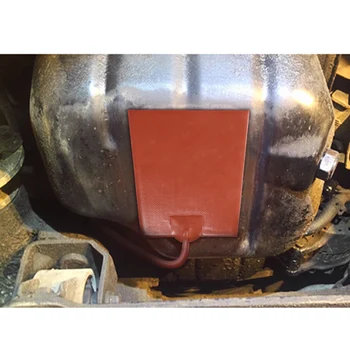 

Car Engine Oil Pan Sump Tank Heater Pad 250W Silicone Oil Heating Pad Engine Oil Tank Wear Protect Rubber Heating Sheet Winter