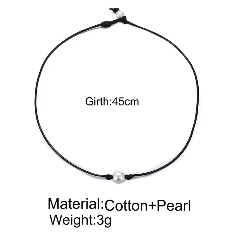 IF YOU модное жемчужное ожерелье-чокер для женщин и девушек, винтажное ожерелье с плетеной веревкой для помолвки, ювелирный подарок, новинка