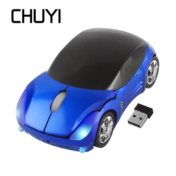 

2.4Ghz Mini Wireless Mouse Sports Car Shape Usb Optical Mice 1200DPI 3D Cute Gift Computer Mouse With USB Receiver For PC Laptop