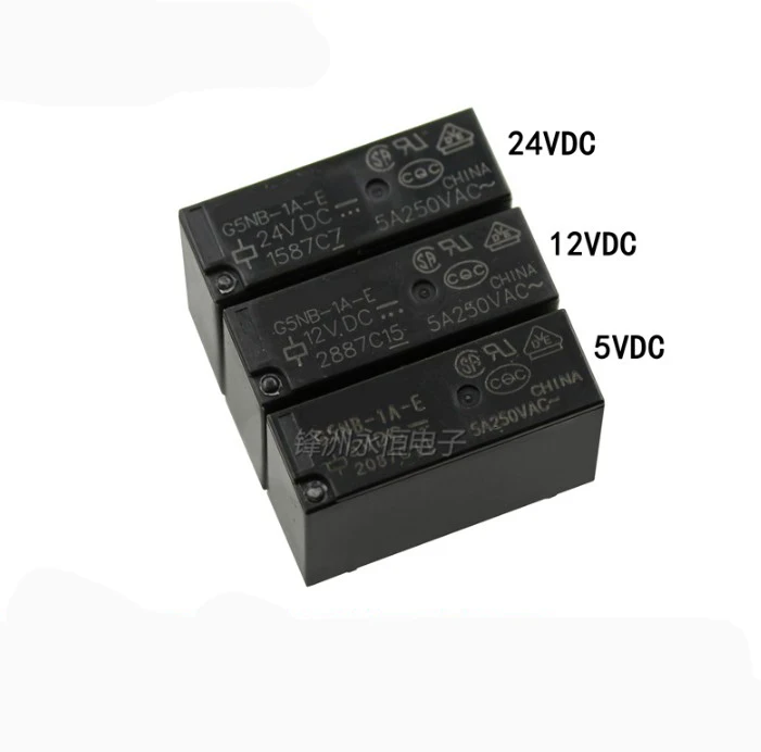 10 шт./лот G5NB-1A-E G5NB-1A-E-5VDC G5NB-1A-E-12VDC G5NB-1A-E-24VDC 5A/250VAC 5В/12В/24В Мини Мощность реле